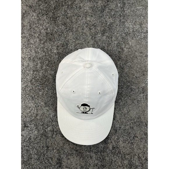 Adios Golf Club Hat Cap White Adjustable Imperial Junior Fit Dad Hat - Picture 2 of 7
